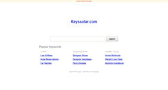 Desktop Screenshot of keyssolar.com